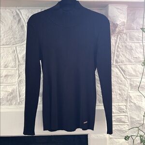 Calvin Klein Women's Black Turtleneck Sweater